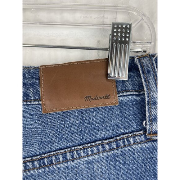 Madewell Jeans Size 27/28 High-Rise Slim BoyJean In Lita Wash: Step Hem Edition - Picture 10 of 14
